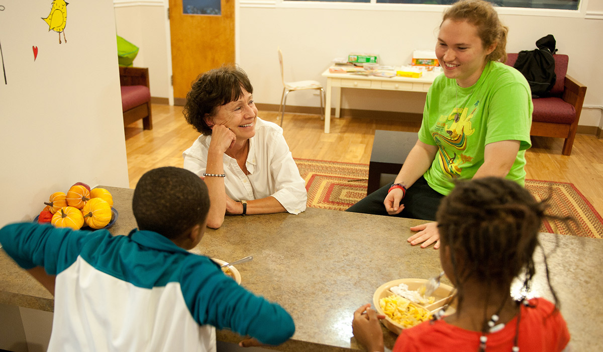 sociology student volunteer